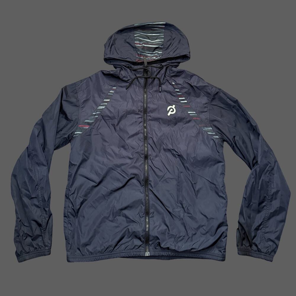 Peloton FA121 Windbreaker Light Spring Jacket Black M